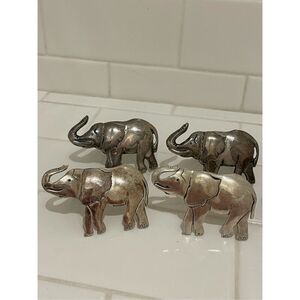 Silver Animal Napkin Rings (7)